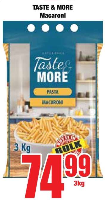 TASTE & MORE Macaroni