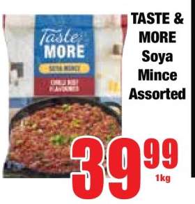 TASTE & MORE Soya Mince Assorted