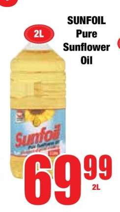 SUNFOIL Pure Sunflower Oil