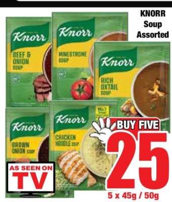 KNORR Soup Assorted