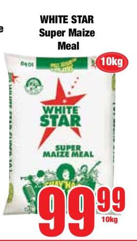 WHITE STAR SUPER MAIZE MEAL