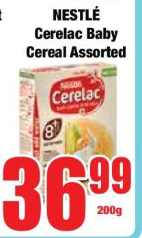 Nestlé Cerelac Baby Cereal Assorted