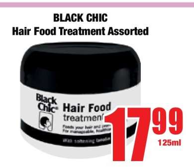BLACK CHIC Hair Food Treatment Assorted