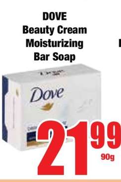DOVE Beauty Cream Moisturizing Bar Soap