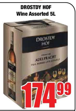 DROSTDY HOF Wine Assorted 5L
