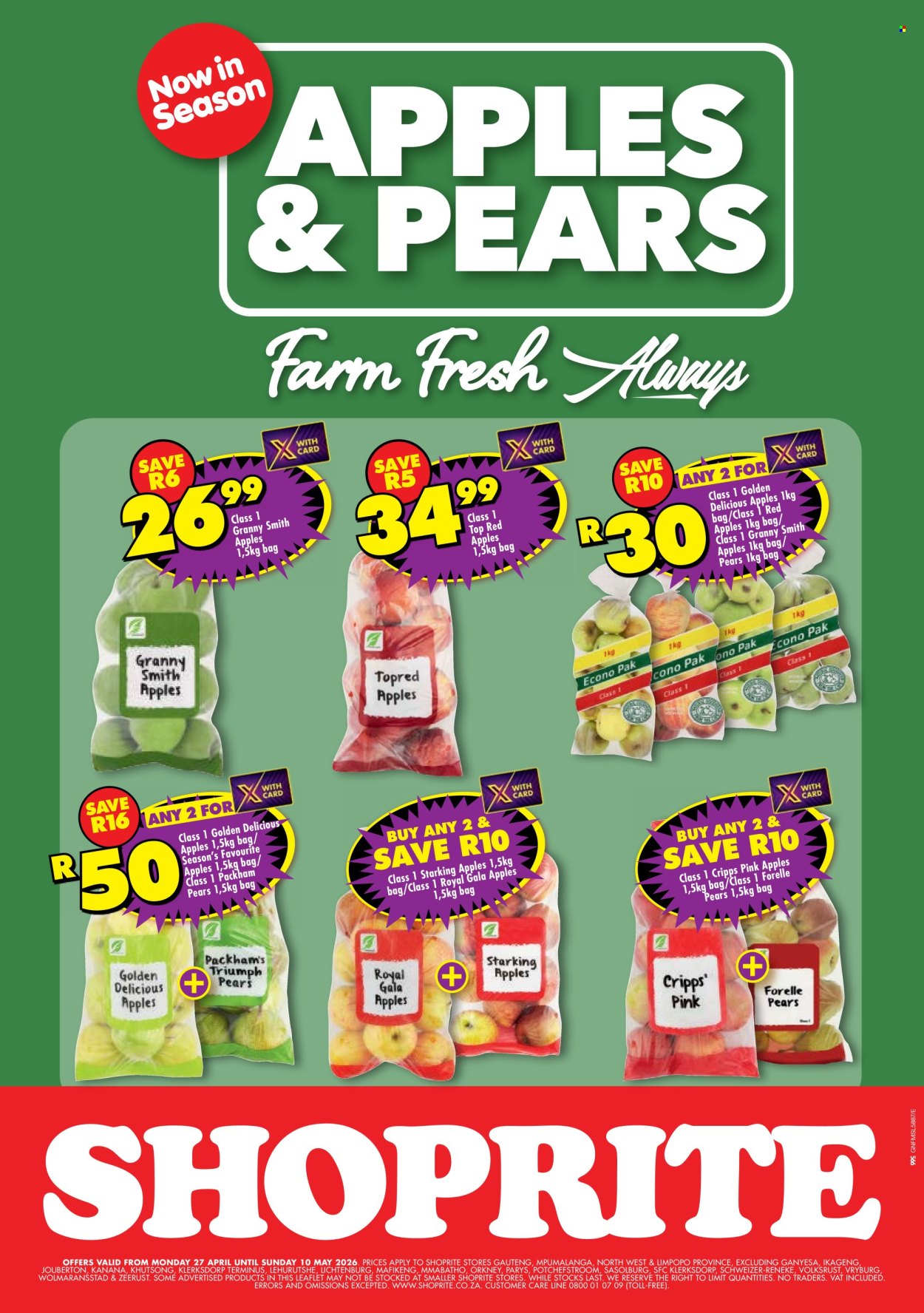Shoprite specials - 27/04/2026 - 10/05/2026. Page 1