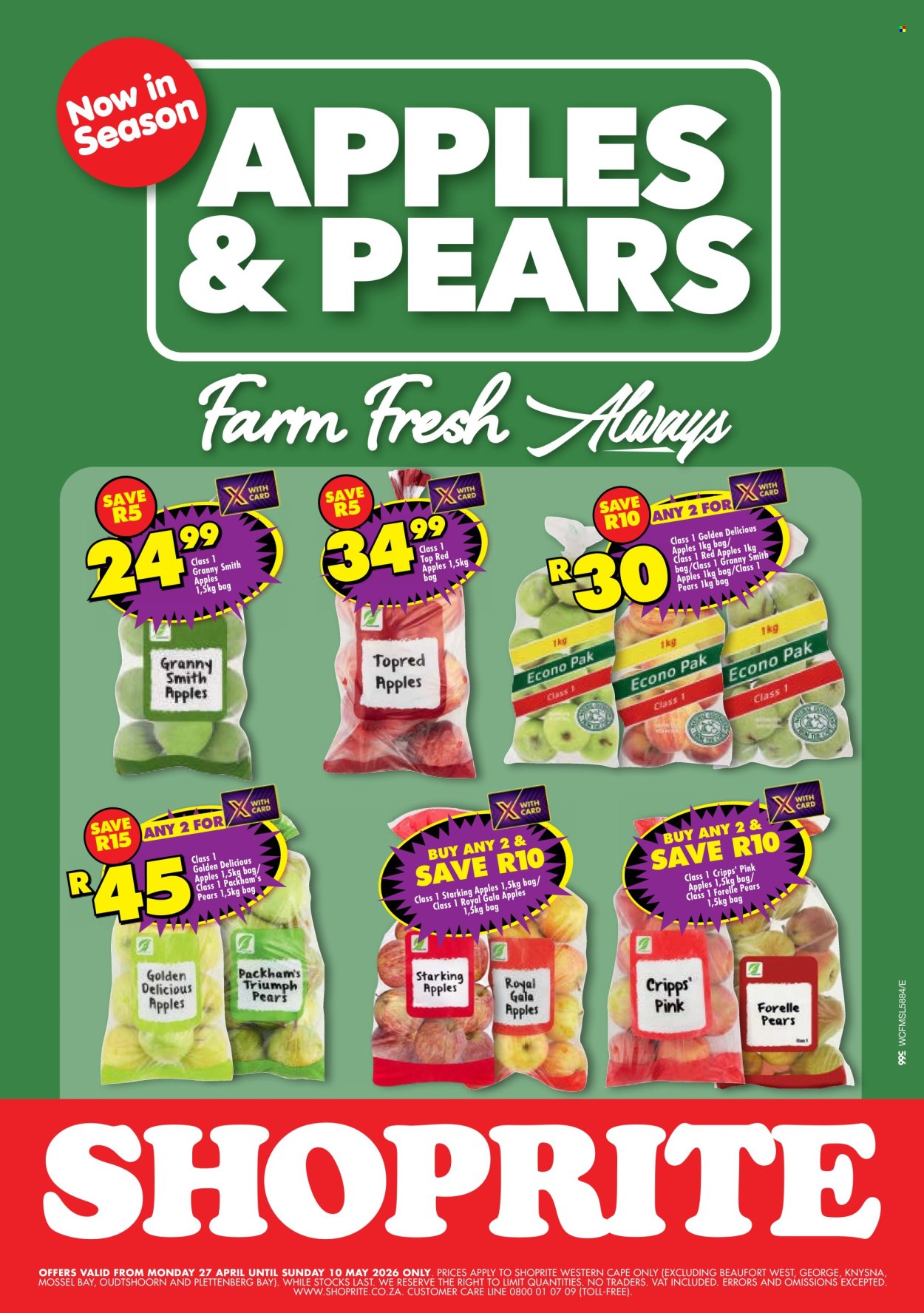 Shoprite specials - 27/04/2026 - 10/05/2026. Page 1