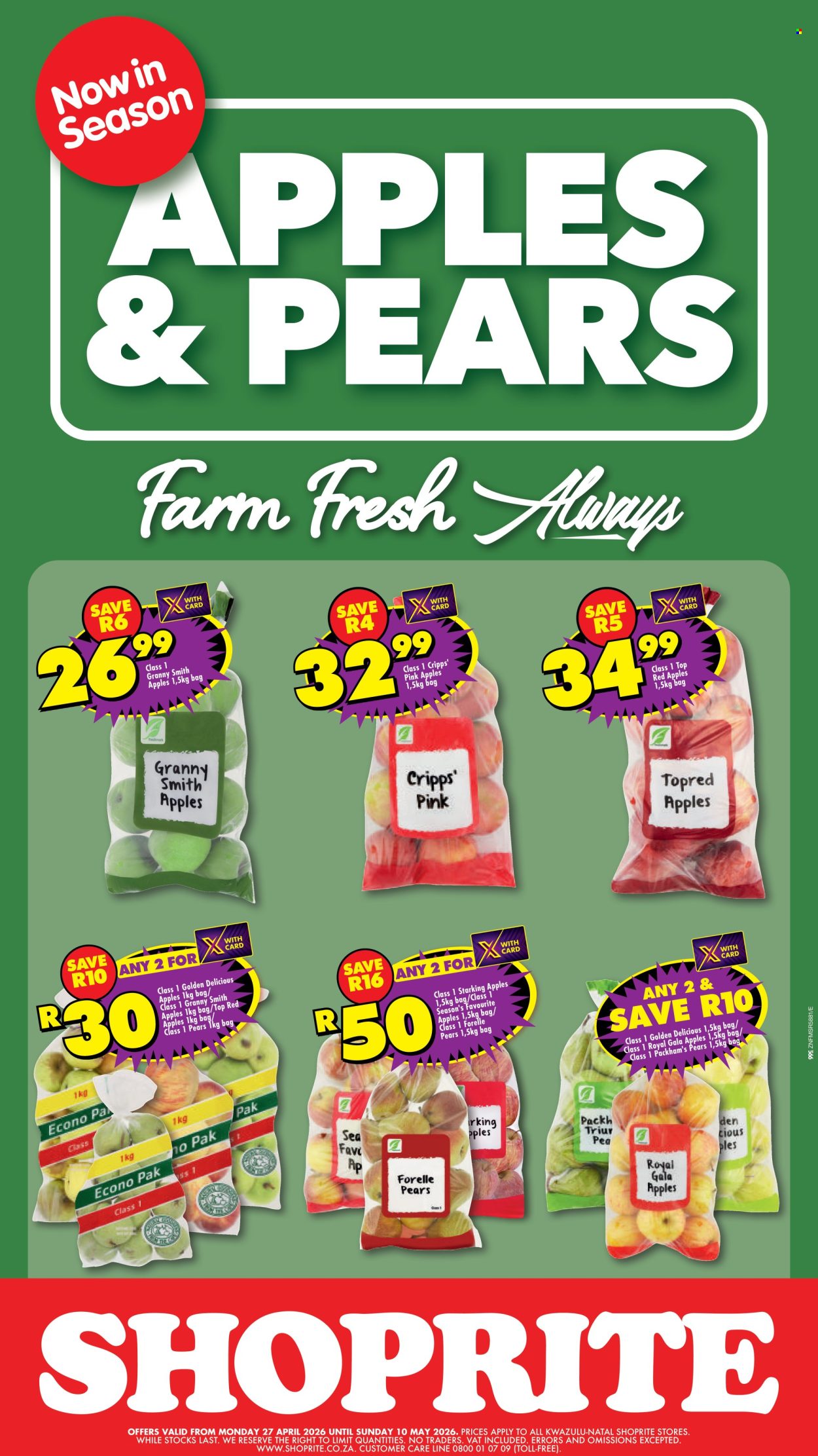 Shoprite specials - 27/04/2026 - 10/05/2026. Page 1