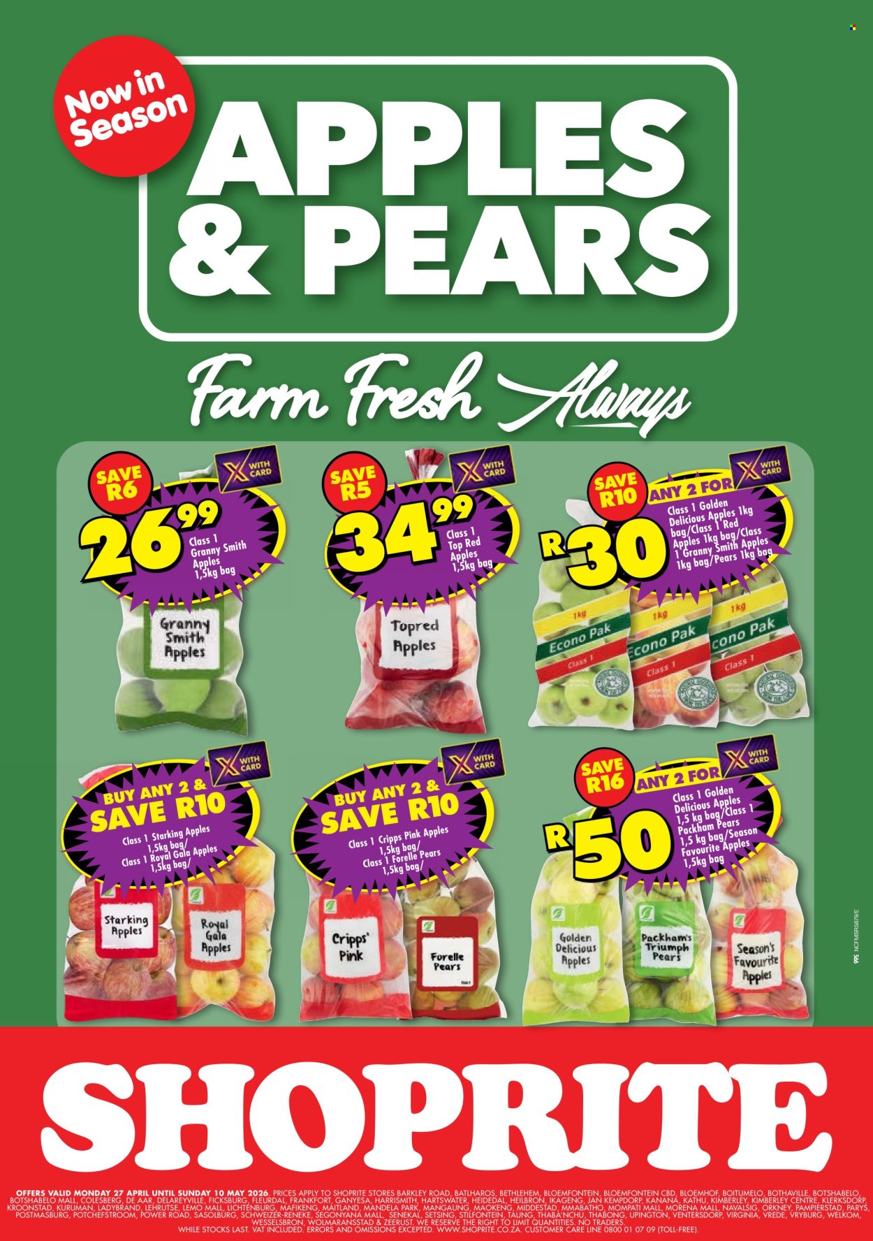 Shoprite specials - 27/04/2026 - 10/05/2026. Page 1