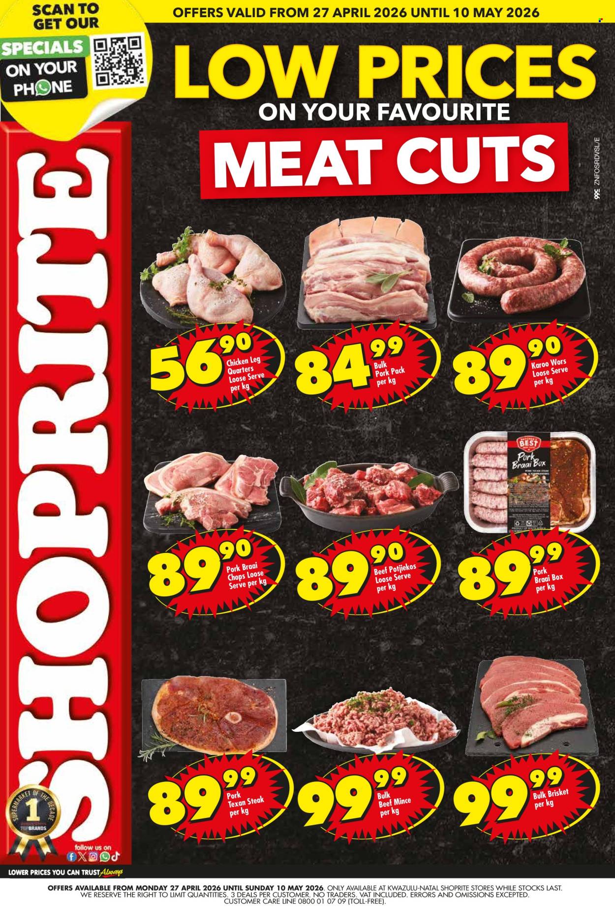Shoprite specials - 27/04/2026 - 10/05/2026. Page 1