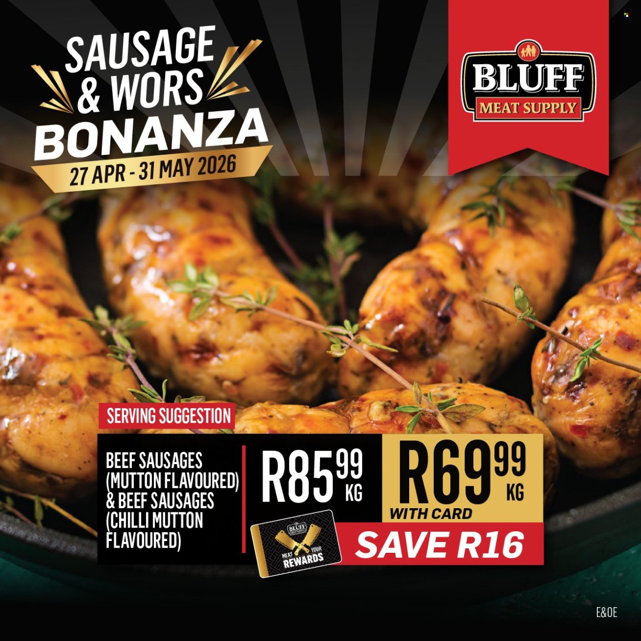 Bluff Meat Supply specials - 27/04/2026 - 31/05/2026. Page 9