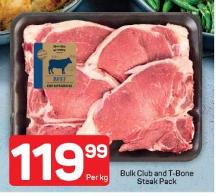 Bulk Club and T-Bone Steak Pack
