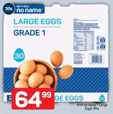 PnP no name™ Large Eggs 30s