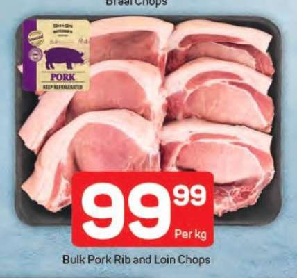 Bulk Pork Rib and Loin Chops