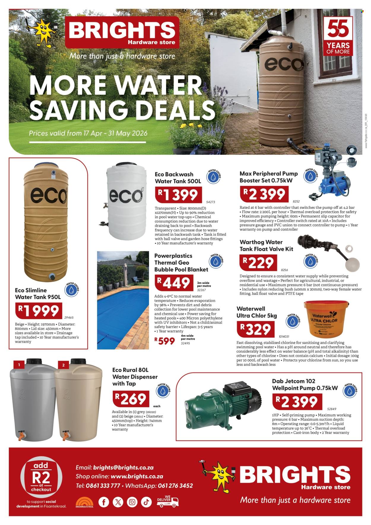 Brights Hardware specials - 17/04/2026 - 31/05/2026. Page 1