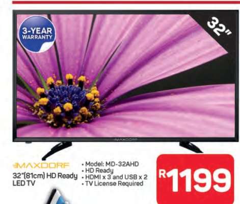 MAXDORF 32" HD Ready LED TV