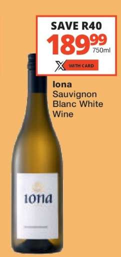 Iona Sauvignon Blanc White Wine