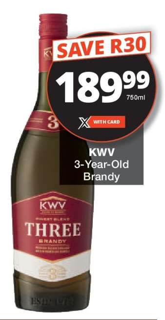 KWV 3-Year-Old Brandy
