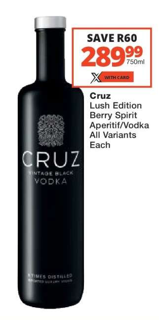 CRUZ Vintage Black Vodka