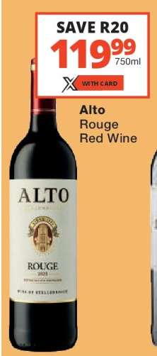 Alto Rouge Red Wine