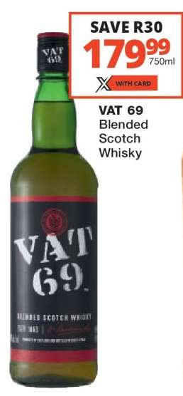 Vat 69 Blended Scotch Whisky
