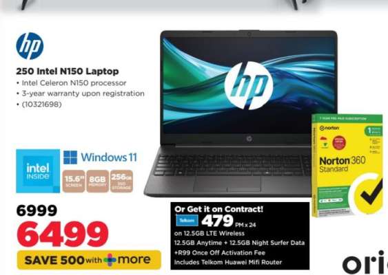 250 Intel N150 Laptop