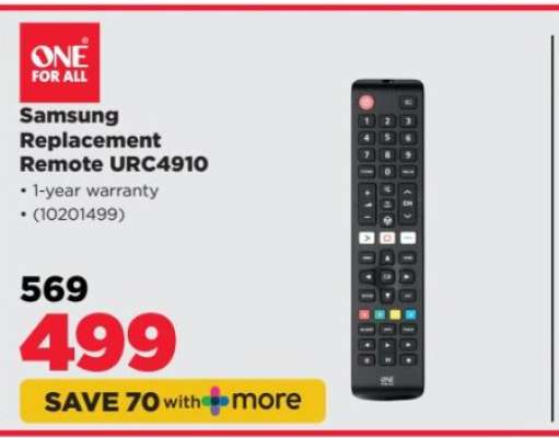 Samsung Replacement Remote-URC4910