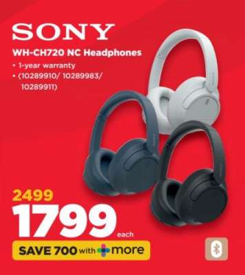 Sony WH-CH720 NC Headphones
