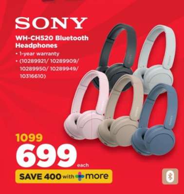 Sony WH-CH520 Bluetooth Headphones