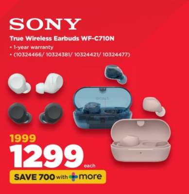 Sony True Wireless Earbuds WF-C710N