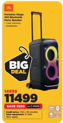 JBL Partybox Stage 320 Bluetooth Party Speaker