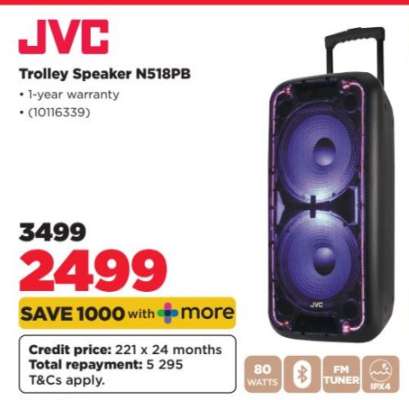 JVC Trolley Speaker N518PB