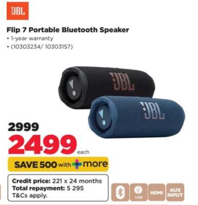 Flip 7 Portable Bluetooth Speaker