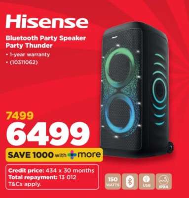 Hisense Bluetooth Party Speaker Party Thunder