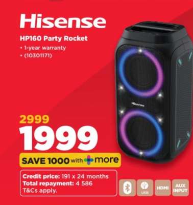 Hisense HP160 Party Rocket