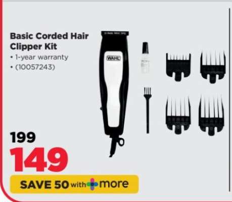 Basic Corded Hair Clipper Kit