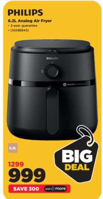 PHILIPS 6.2L Analog Air Fryer