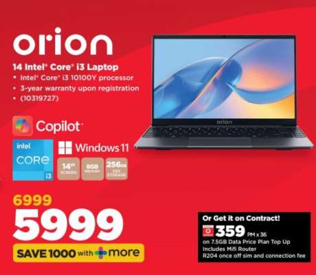 orion 14 Intel Core i3 Laptop