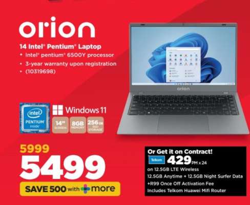 orion 14 Intel Pentium Laptop