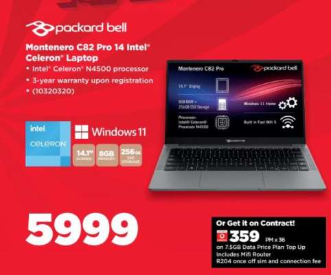 Montenero C82 Pro 14 Intel Celeron Laptop
