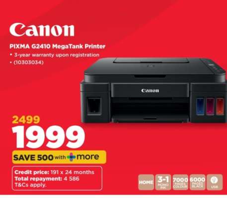 Canon PIXMA G2410 MegaTank Printer