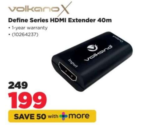 Volkano X Define Series HDMI Extender 40m