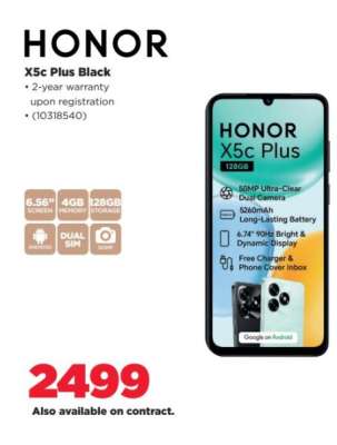 HONOR X5c Plus Black