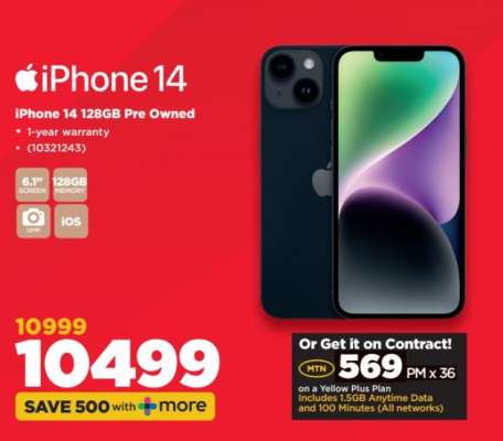 iPhone 14 128GB Pre-owned