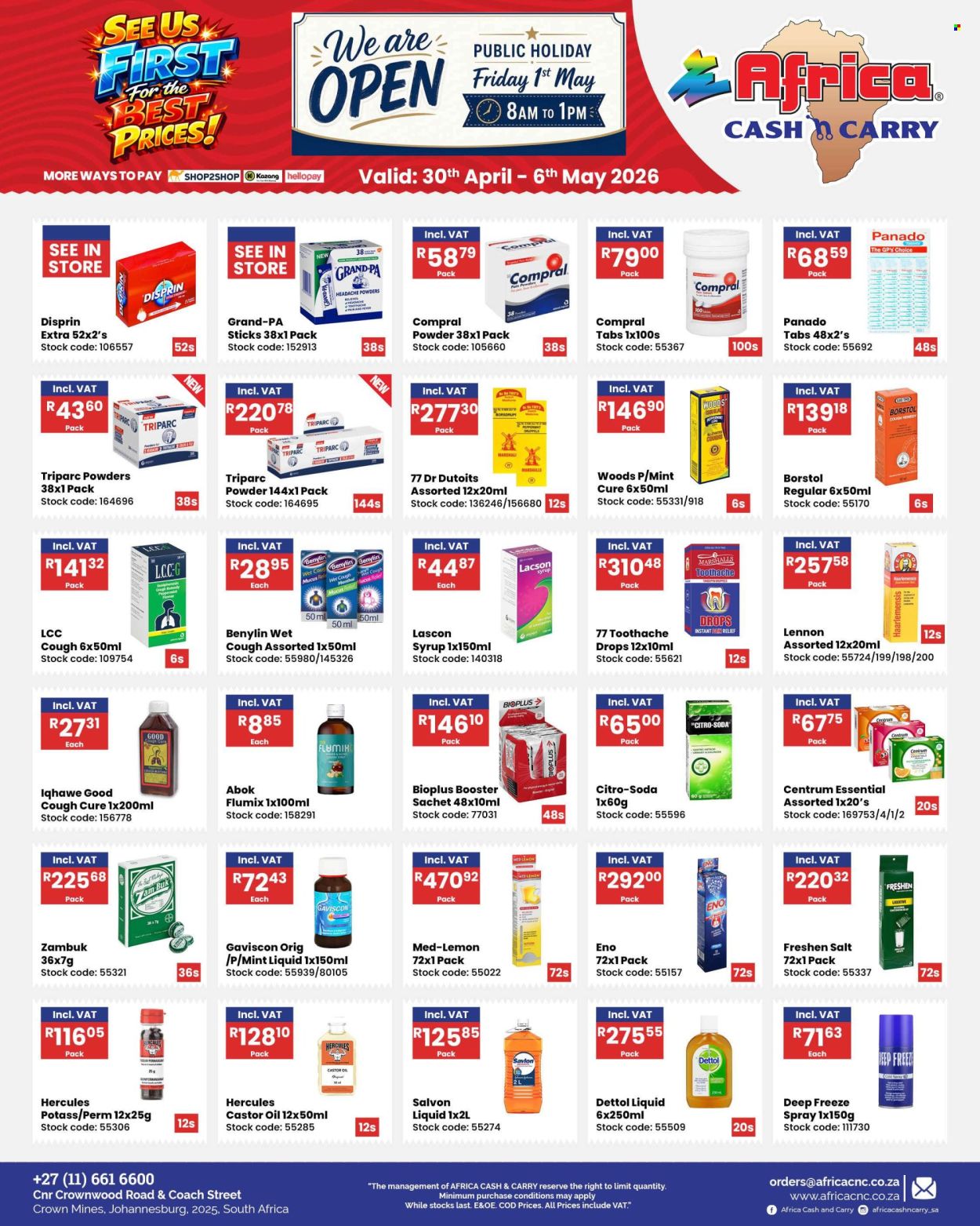 Africa Cash & Carry specials - 30/04/2026 - 06/05/2026. Page 8