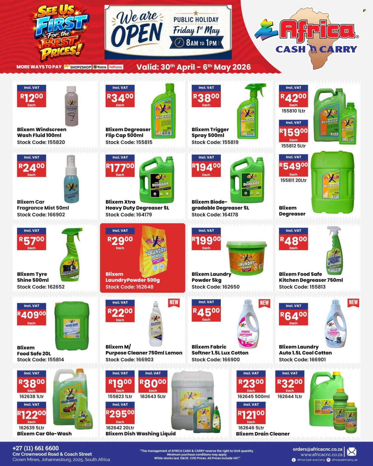 Africa Cash & Carry specials - 30/04/2026 - 06/05/2026. Page 54