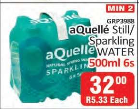 aQuellé Still/Sparkling Water 500ml 6s