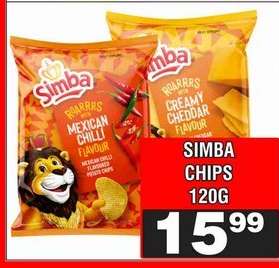SIMBA CHIPS 120G