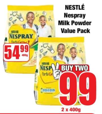 NESTLÉ Nespray Milk Powder Value Pack