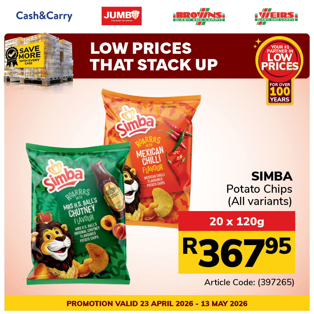 Jumbo Cash & Carry specials - 23/04/2026 - 13/05/2026. Page 1